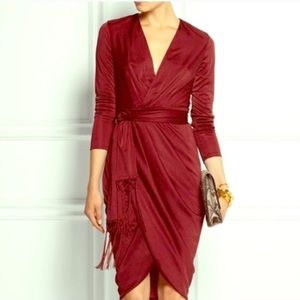 ❤️Beautiful wine wrap dress❤️